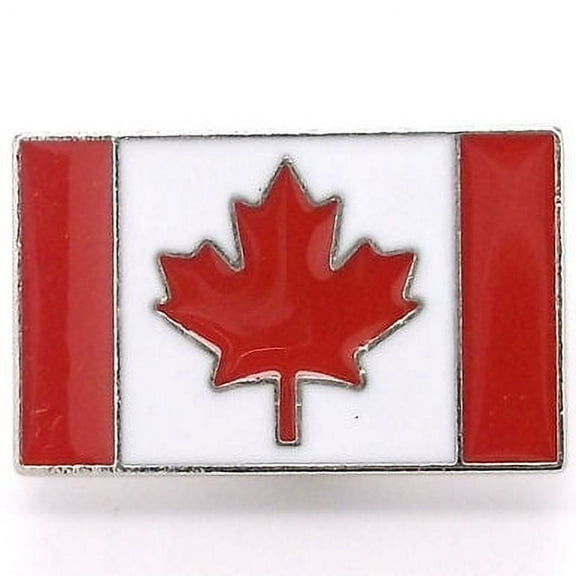 Canadian Flag Line 24 Snap Cap Nickel 1" 1265-71