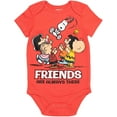 thumbnail image 2 of PEANUTS Snoopy Charlie Brown 5 Pack Bodysuits Newborn to Infant, 2 of 5