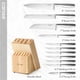 thumbnail image 2 of Juego de cuchillos CAROTE de acero inoxidable con bloque de madera, 12 piezas, 2 of 9