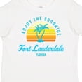 thumbnail image 4 of Inktastic Summer Enjoy the Sunshine Fort Lauderdale Florida in Blue Boys or Girls Toddler T-Shirt, 4 of 5