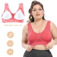 thumbnail image 4 of Sujetador sin costuras de cobertura completa para mujer con acolchado extraíble, sujetador deportivo de malla ahuecado con ventilación para una experiencia cómoda, 4 of 5