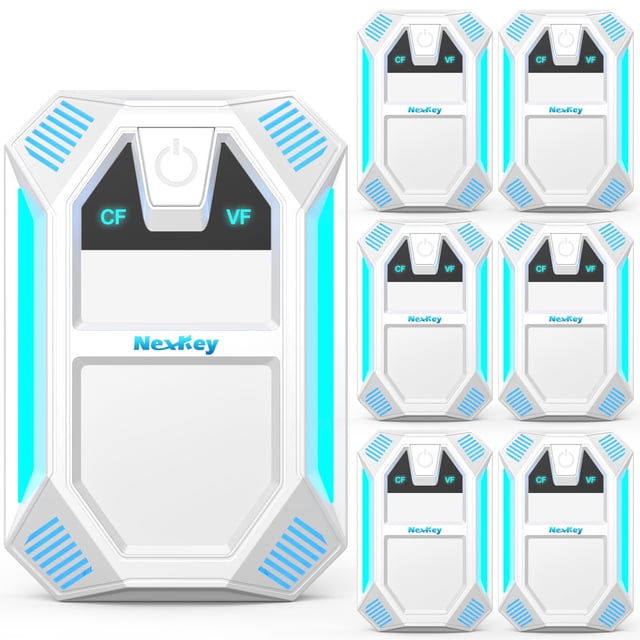 Repelente ultrasónico de plagas e insectos NexKey 2025 mejorado, paquete de 6