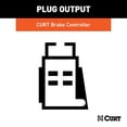 thumbnail image 4 of Curt Hitch 51332 Trailer Brake System Connector/ Harness  Compatible With Any Curt Trailer Brake Control; Direct Plug-In; 2 Plug Style; Bagged, 4 of 5