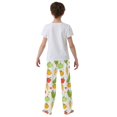 thumbnail image 4 of FORMRS Boys Pajama Pants with Pockets Size 13-14Y Kids Lounge Sleep Bottoms, White Vegetables Pattern, 4 of 8