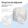 thumbnail image 3 of Gaeub Floral Print Cleaning Working Cap,Unisex Scrub Cap Nurse Hat,No-Slip Scrub Cap for Men & Women, 3 of 7