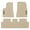 Beige, variant on Ikon Motorsports Floor Mat Compatible With 2017-2023 Tesla Model 3 Sedan 4DR Red Nylon OEM Fitment Style Front & Rear Floor Mats Anti-slip Carpet 3PCS