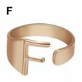 thumbnail image 1 of CUITING Fashion Adjustable Initial Alphabet Letter A-Z Ring Finger Rings Women Jewellery-Silver C, 1 of 9