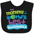 thumbnail image 3 of Inktastic Audiologist Mom Quote Childs Boys or Girls Baby Bib, 3 of 4