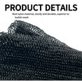 thumbnail image 5 of SPMKTBOZAI African Net Sponge Authentic, African Exfoliating Sponge Real African Net Black Owned, African Bath Sponge Back Scrubber, Body Exfoliator Shower Bath Accessories (Black), 5 of 7