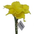 thumbnail image 2 of Lily Garden Mini 15" Artificial Calla Lily 10 Stem Flower Bouquets (Yellow), 2 of 3