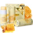 thumbnail image 1 of Bálsamo labial de miel natural – sebo de res alimentado con pasto, miel cruda orgánica y aceite de argán – Acondicionador ultra hidratante sin parafina, no tóxico, todo natural – Paquete de 3 (3 x 0, 1 of 5