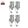 thumbnail image 4 of Royal Designs, Inc. Pull Chain Lamp Socket for Incandescent LED Bulbs, Polished Nickel, Set of 4, 4 of 7