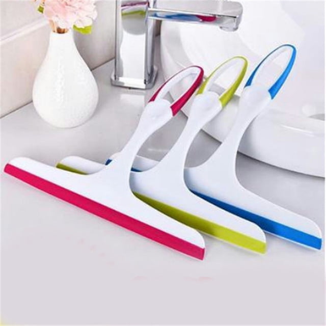 Escurridor de ducha, escurridor de baño y ducha, escurridor de agua para el hogar, espejo de vidrio, plástico para ducha TUNC Sencillez