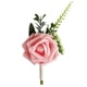 thumbnail image 2 of Ramilletes y boutonniere de boda, rosas artificiales clásicas para bodas. Rosa Cantidad(1), 2 of 6