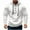 White, variant on Men's Sports Hoodies Button Down Drawstring Solid Color Pullover Tops Casual Stylish Hooded Sweatshirts With Pocket (XL, White)