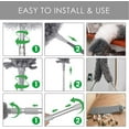 thumbnail image 5 of 5Pcs Telescopic Duster Duster Telescopic Duster Washable Microfiber Duster Telescopic Duster Kit Cobweb Duster Wolf Head Outdoor Broom, 5 of 5