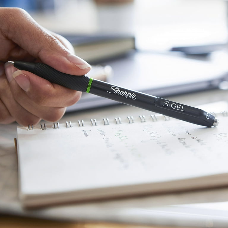 Sharpie S-Gel Pens - 0.38 mm Pen Point Size - Black Gel-based Ink