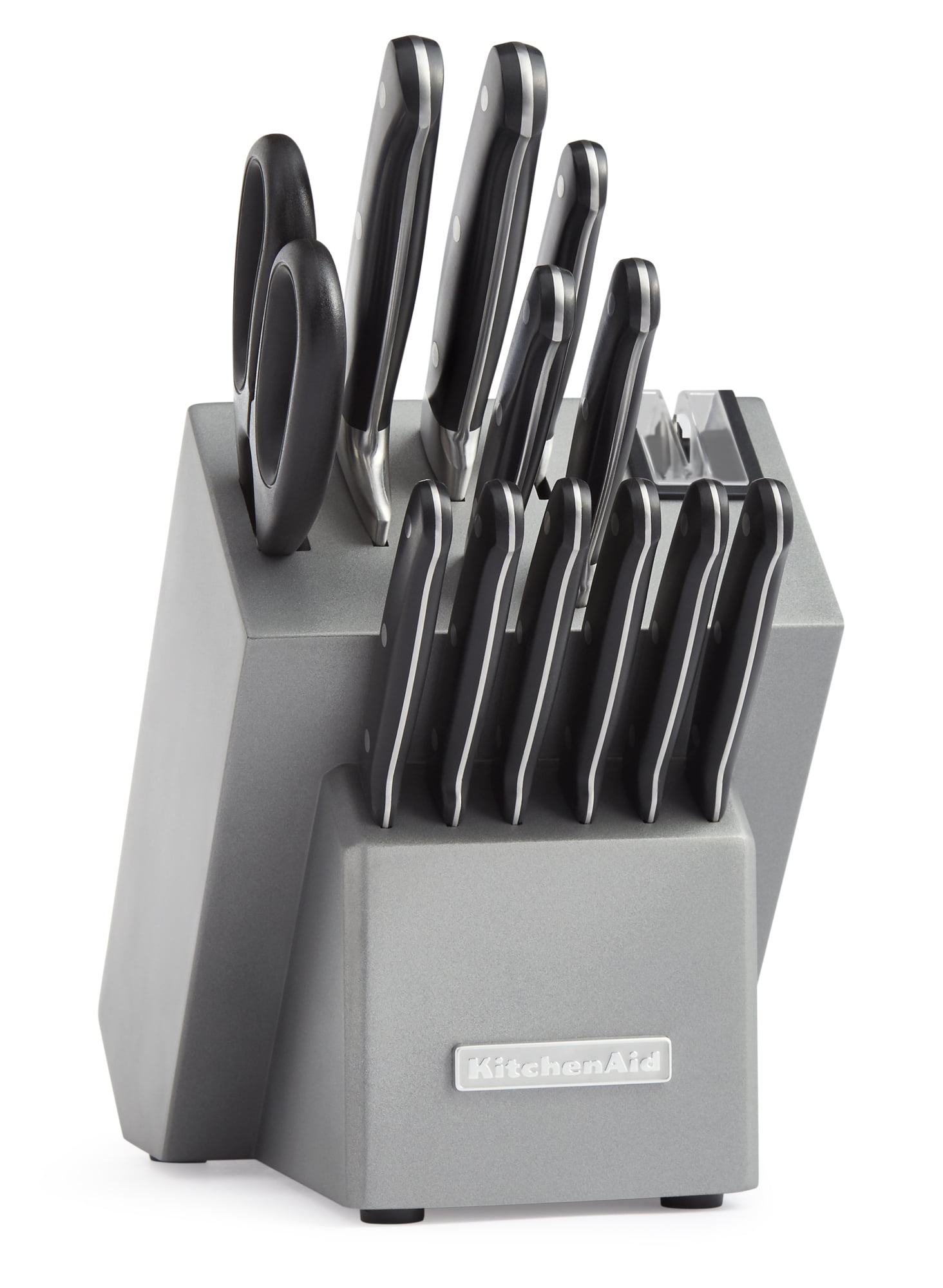KitchenAid Classic Forged 14-Piece Triple Rivet Cutlery Set (KKFTR14SL) Walmart.com