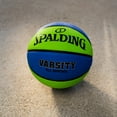 thumbnail image 7 of Spalding 29.5" Varsity Multicolor Outdoor Basketball - Blue/Green, 7 of 7