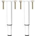 thumbnail image 5 of Hweilai 2 Pcs Legs for Slatted Bed Base, Heavy Duty Adjustable Footboard 18-34cm (White), 5 of 5