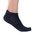thumbnail image 2 of Unisex Ankle Socks - 4 Pairs - Bamboo Low Cut Ankle Breathable Sports Socks Size 5-7 8-10 11-13, 2 of 7