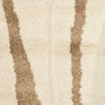thumbnail image 6 of SAFAVIEH Florida Ellen Abstract Shag Area Rug, Cream/Dark Brown, 8' x 10', 6 of 7