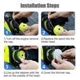 thumbnail image 3 of 6 Pack Rac143 String Trimmer Replacement Spool Line For Ryobi 36v, 3 of 5