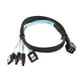 thumbnail image 5 of Cable FV SAS SFF-8643 A 4 SAS Host Cable Interno Para Apuntar Para Sólid perfke  cable de disco duro, 5 of 8
