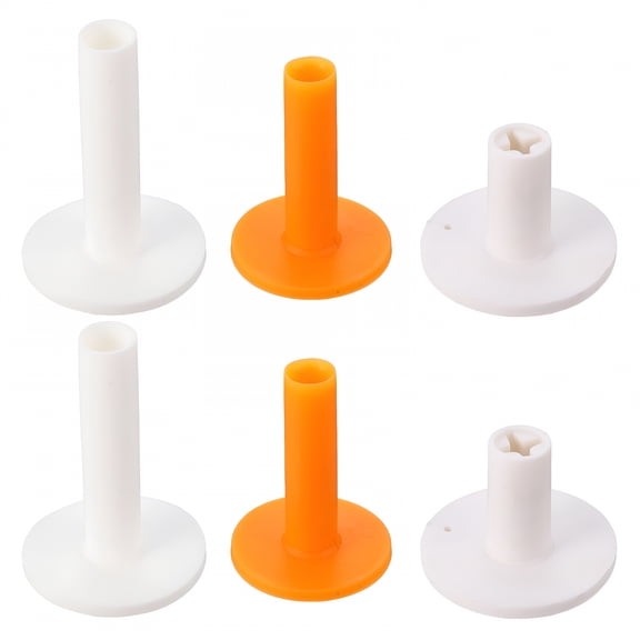 BESTSKY 6pcs Rubber Golf Tees Practice Mats Golf Ball Racks for Indoor and Outdoor