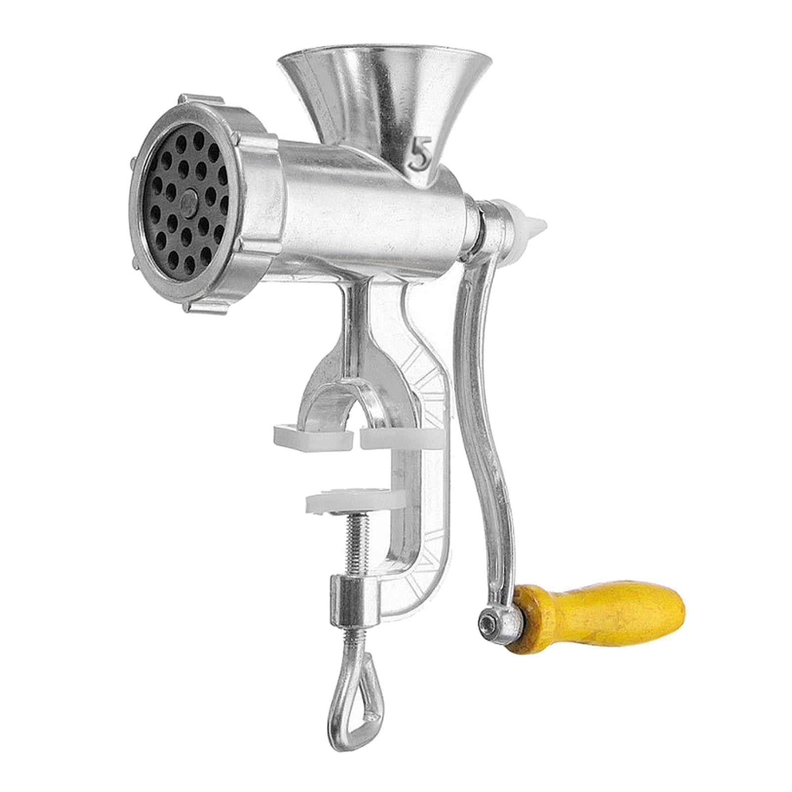 Manual Meat , Stainless Steel Mincer Table Hand Crank Tool Vegetables S