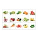 thumbnail image 1 of Vegetable Fruit Kitchen Stickers Anti-oil Paste Waterproof Removable Wall Stickers Decals Wallpaper Tile Decor, 1 of 3