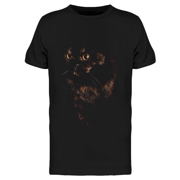 Spooky Cat In Darkness Tee Men's -Image by Shutterstock Men's T-shirt