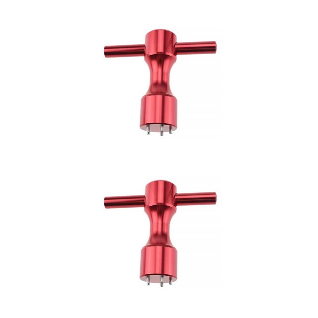 yingyy Vis de Putter de Golf Clé Collection de Clubs de Golf Putters Clé Kit de 5 Trous de Pinces Poids Remplaçable Accessoires d'Outils Rouge 2Ensemble