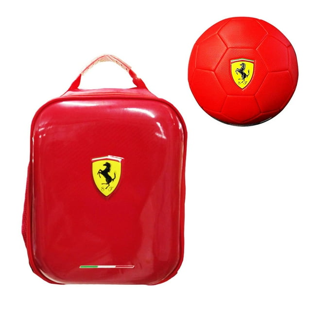 Kit Balón Y Mochila Ferrari Rojo