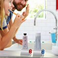thumbnail image 3 of TORUBIA 6 Pieces Toothpaste Squeezer Rolling Tube Toothpaste Seat Holder Stand Rotate Toothpaste Dispenser for Bathroom-Red & Blue & Green, 3 of 8