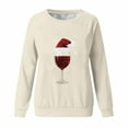 thumbnail image 4 of Winter Saving Talove Long Sleeve Shirts for Women Graphic Printed Sweatshirt Women Fall Clothes Loose Pullovers Tops Womens Tops Trendy 2025 Christmas Shirts, 4 of 4