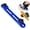 Blue, variant on Goowood Circular Saw Guide Rail Adjustable Cutting Machine Base Woodworking Positioning Clamp for 4-6 Inch Saw Precision Rip Cut Red