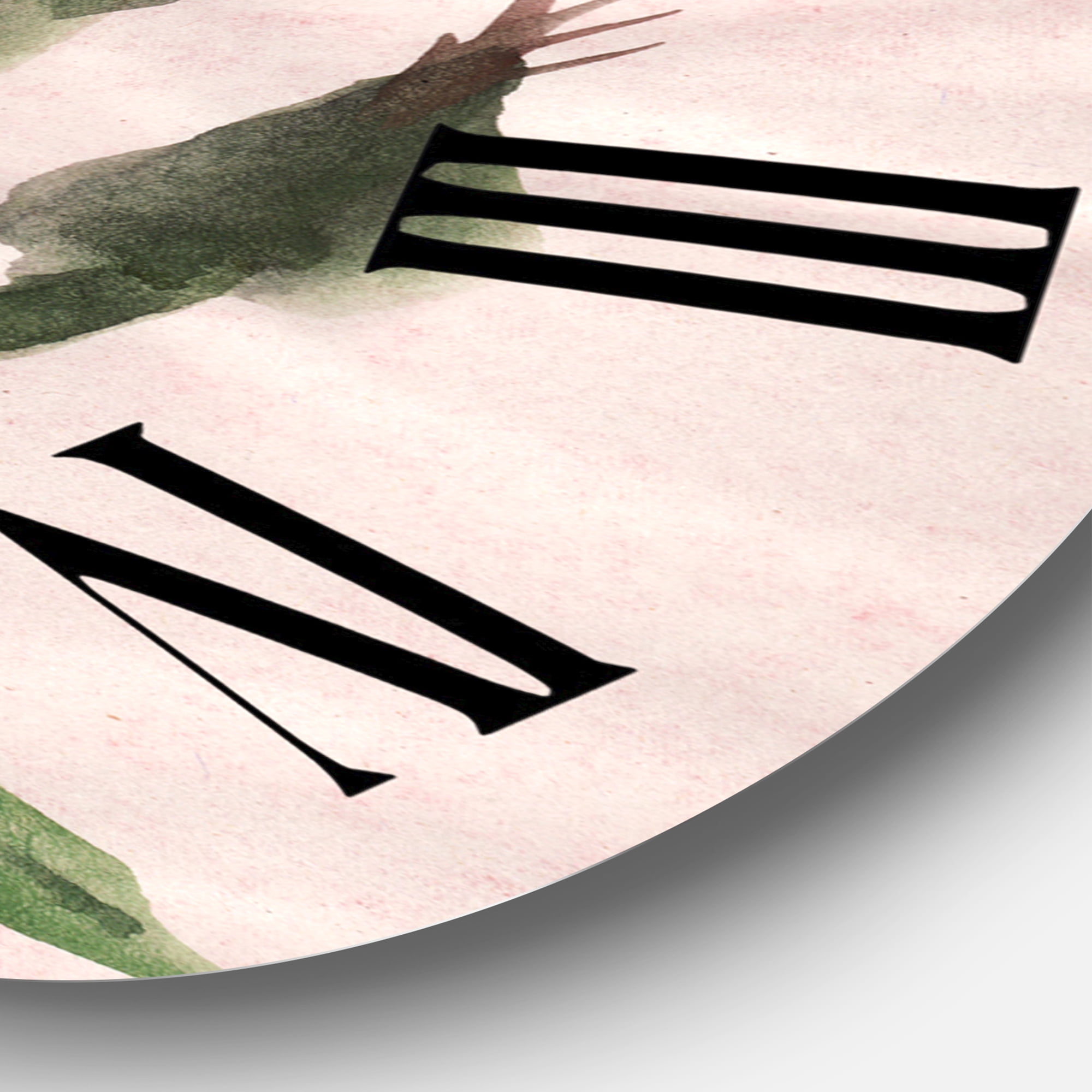 Designart 1 in Quartz Traditional Wall Clock