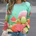 thumbnail image 2 of Fruit Mom Sweatshirt For Women Long Sleeve Pullover, 2 of 7