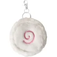 thumbnail image 1 of Fish Cake Plush Coin Purse, Zipper Closure, White, 1 of 5
