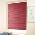 thumbnail image 4 of Self-Adhesive Pleated Blinds Half Blackout Window Curtains Red (60x150cm), 4 of 6