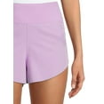 thumbnail image 4 of Athlux Women's Basic Luxe Dolphin Hem Running Shorts, 4 of 5