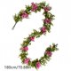thumbnail image 3 of Enredaderas de flores artificiales con cerezos en flor, eucalipto, rosa, azul, decoración del hogar, flexibles, sin mantenimiento, 35 cm, 3 of 5