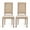 Beige, variant on Noble House Beckstrom French Wood Dining Chair, Set of 2, Light Gray, Natural