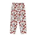thumbnail image 5 of Goofa Red Food Printed Soft Pajama Pants for Women, Wide Leg Comfy Casual Lounge Yoga Pants-Large, 5 of 9