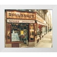 thumbnail image 3 of Zeny Cieslikowski 24x20 White Modern Wood Framed Wall Art Titled - Boulangier Patissier, 3 of 5