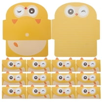 WHAMVOX 20pcs Mini Cards With Envelopes Cute Owl Animal Cartoon Blank Inside For Kids Birthday Wedding All Occasions Greetings Thank You Notes