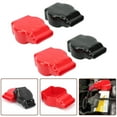 thumbnail image 1 of SPRING 4PCS Car Battery Terminal Rubber Covers For Car Vehicles RV Boat Red Black Battery Terminal Rubber Covers, 1 of 9