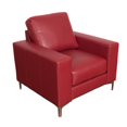 thumbnail image 1 of CorLiving Cory Red Bonded Leather Chair, 1 of 5