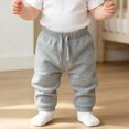 thumbnail image 2 of NOEGOEU Boys Sweatpants Soft Drawstring Joggers with Elastic Waist Pockets Relaxed Tapered Design (Light Gray,3-4 Years), 2 of 6